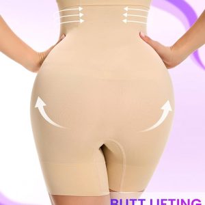 Body Shaper High Waisted Girdle Boyshort Slip Short for Under Dresses