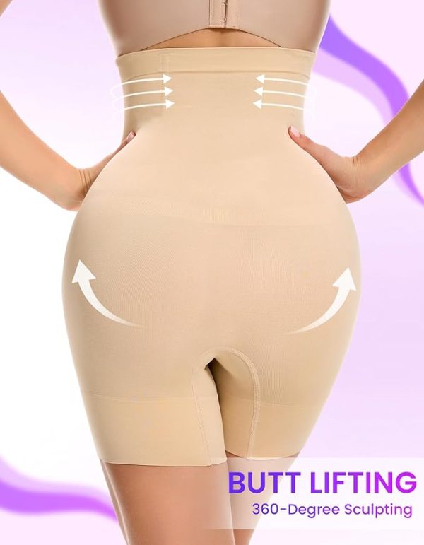 Body Shaper High Waisted Girdle Boyshort Slip Short for Under Dresses