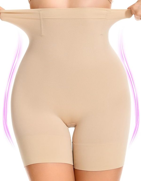 Body Shaper High Waisted Girdle Boyshort Slip Short for Under Dresses