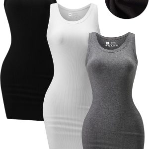 Tank Top Dresses Basic Bodycon Mini Dress